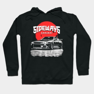 Drift JDM Car Sideways Samurai Drift Legend Hoodie